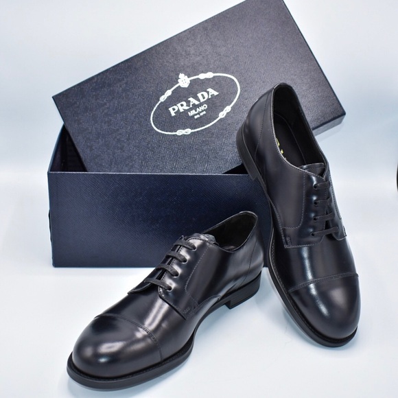 Prada Shoes Leather Derby 100 New Authentic Poshmark